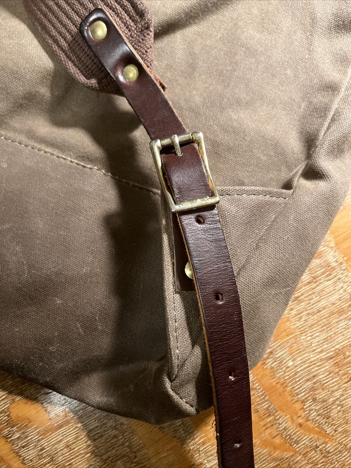 FROST RIVER waxed canvas backpack bag - Original Model 24Hr Smart